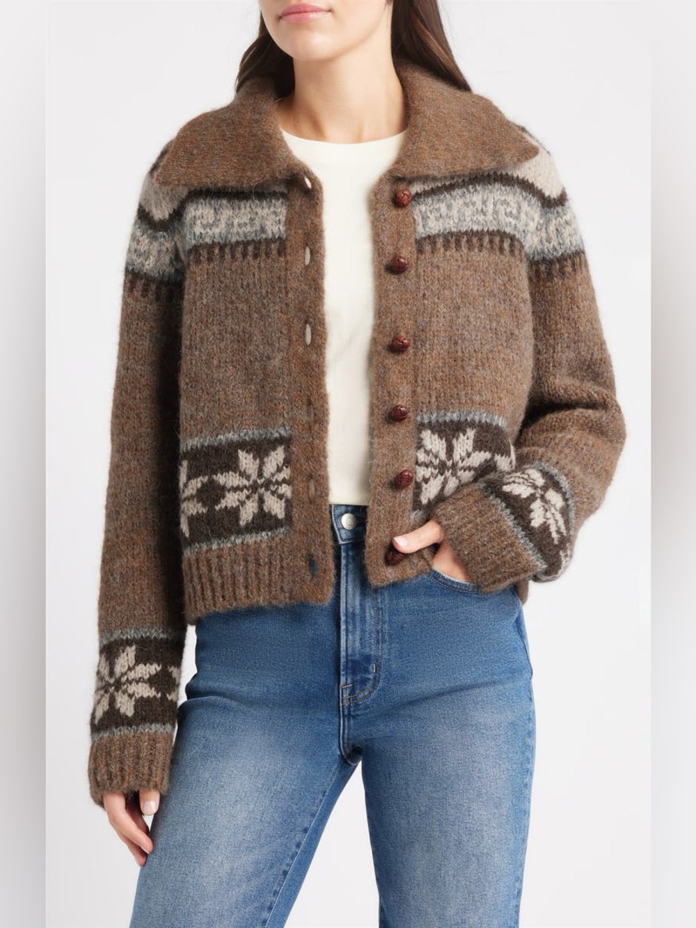 THE GREAT Nordic Scholar Cardigan - SOLD OUT - Picture 4 of 10